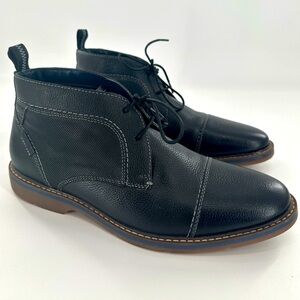Nunn Bush Pasadena Mens Black Leather Cap Boot Size 10 M